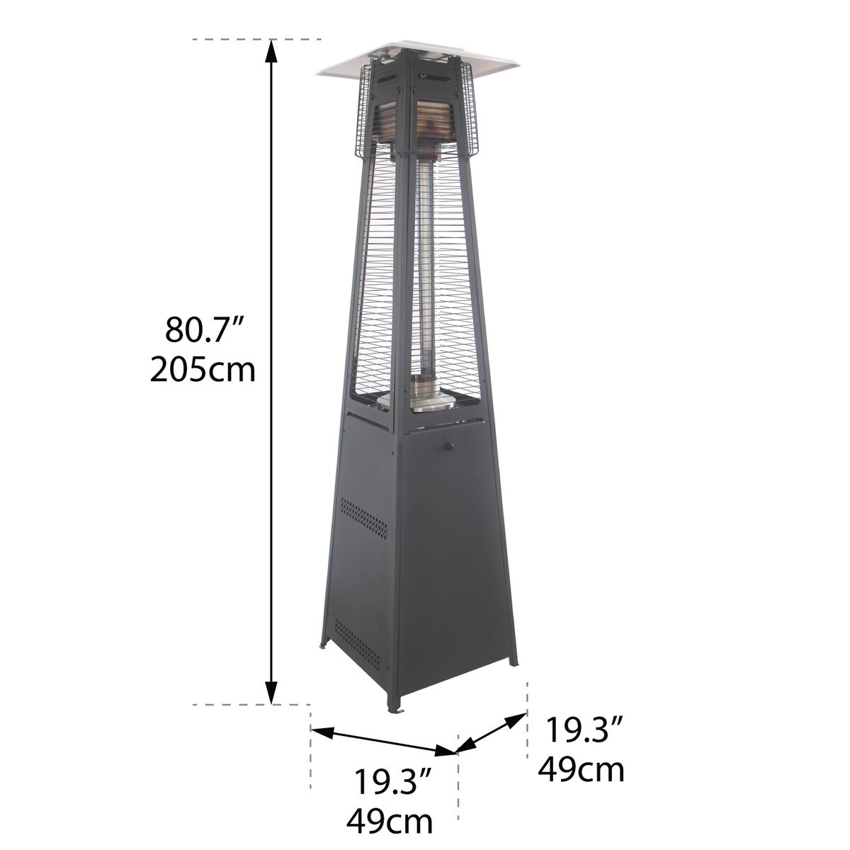 Victor Black Spiral Patio Heater